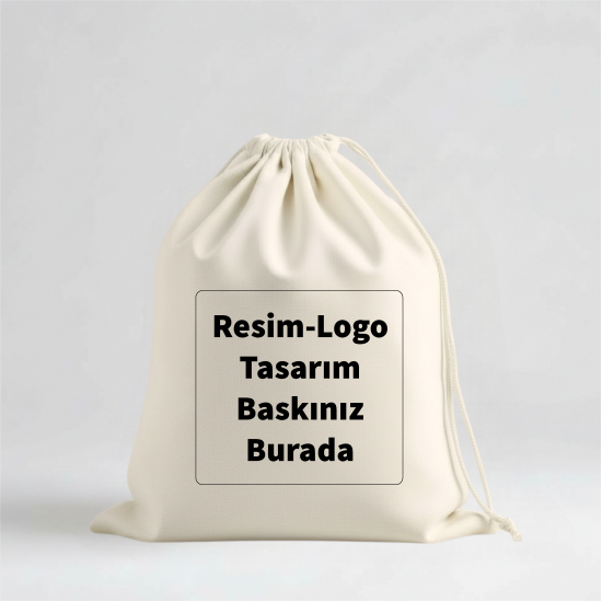 20x25 cm Baskılı Bez Kese