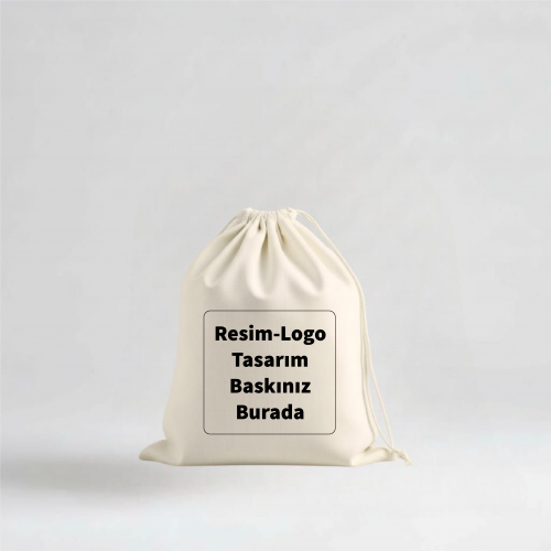 7x10 cm Baskılı Bez Kese