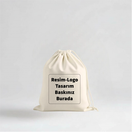 7x10 cm Baskılı Bez Kese